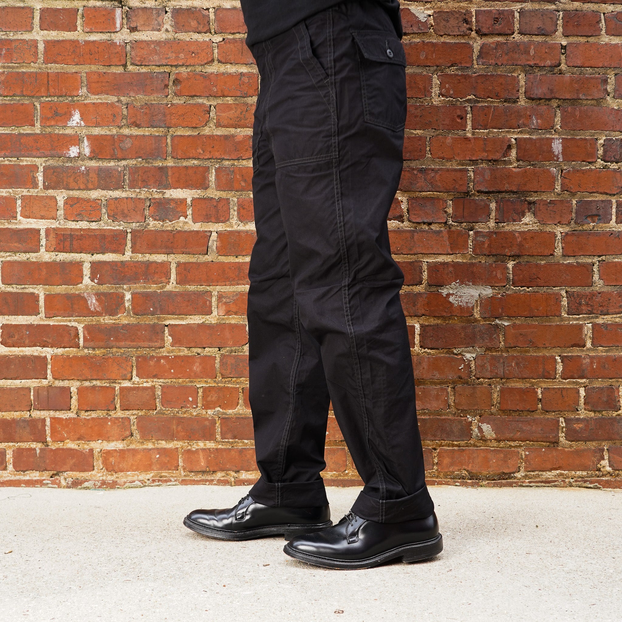 Iron Heart IH-745-BLK 4oz Cotton/Nylon Baker Pants - Black