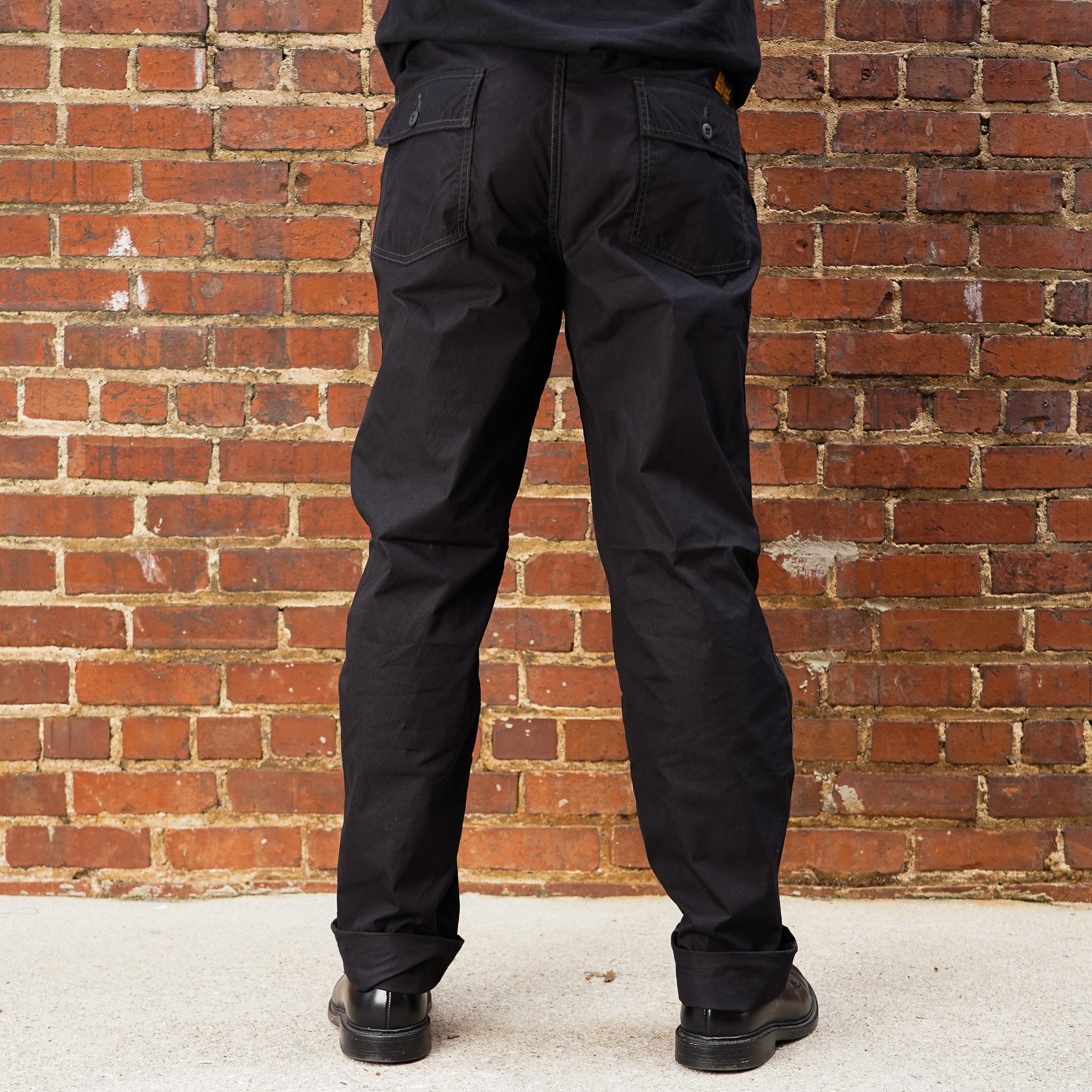 Iron Heart IH-745-BLK 4oz Cotton/Nylon Baker Pants - Black