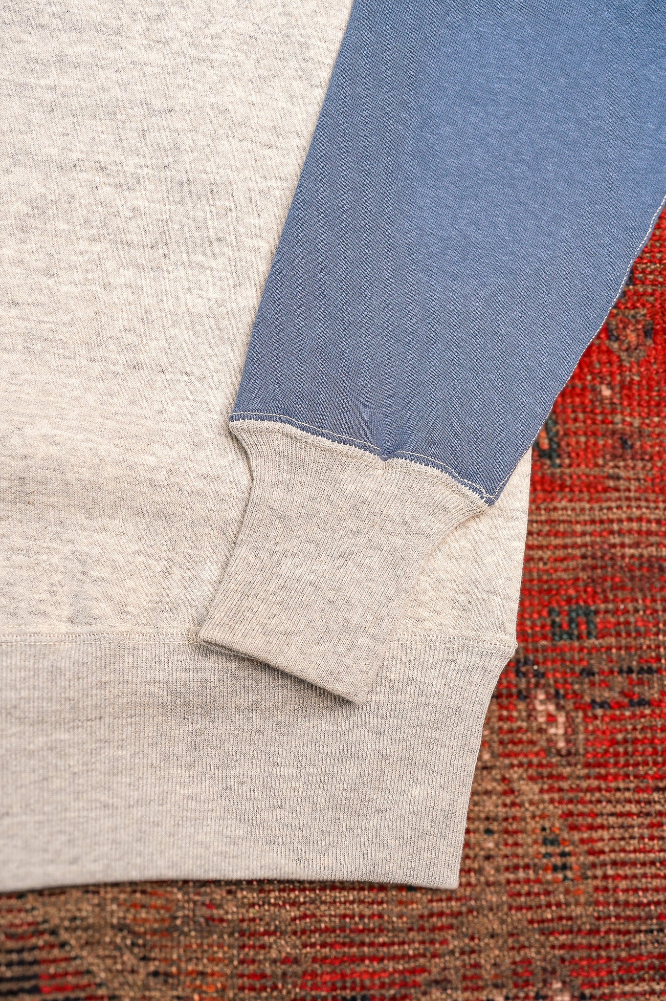 John Gluckow Freedom Sweat - Oatmeal / Light Blue