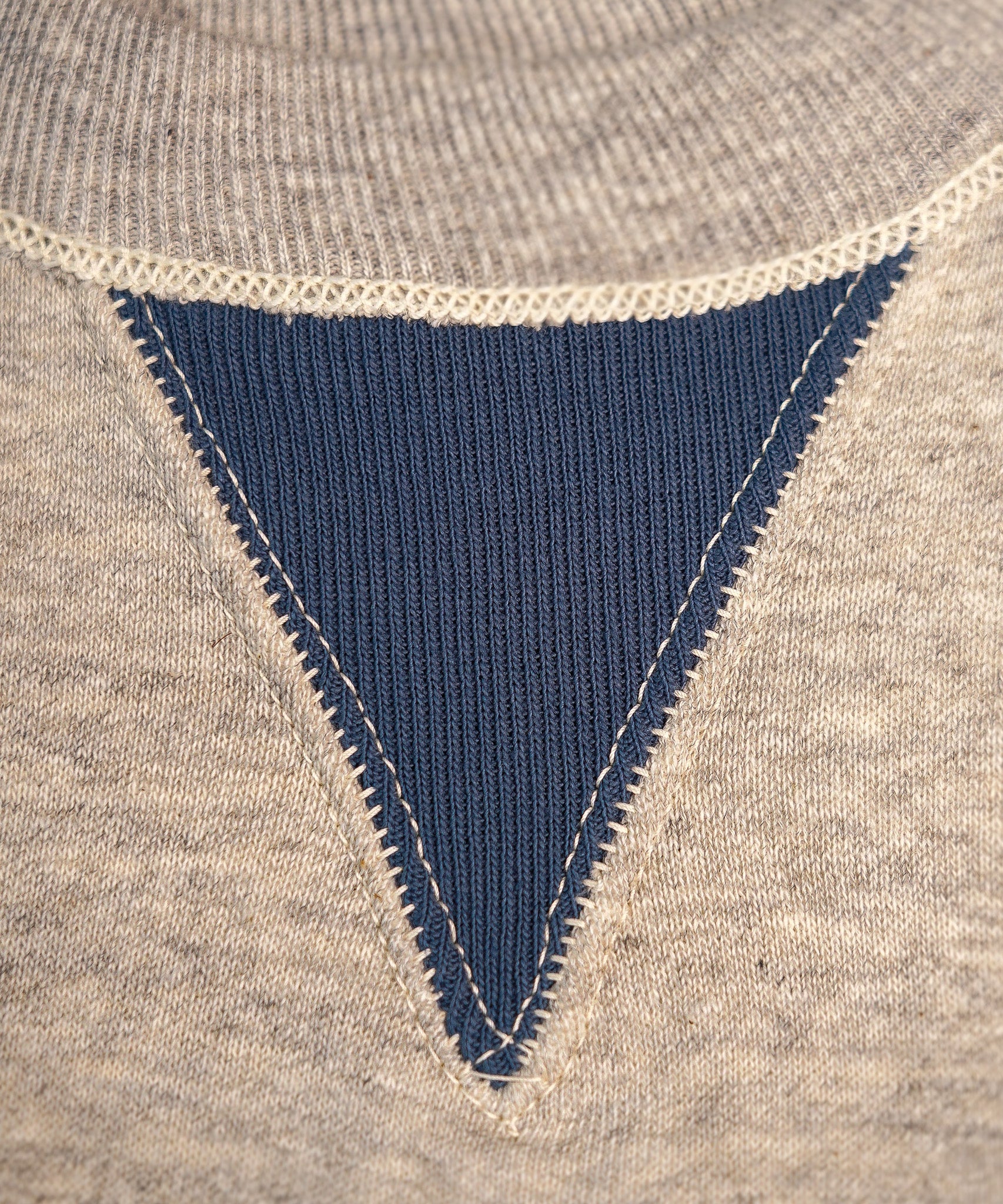John Gluckow Freedom Sweat - Oatmeal / Light Blue