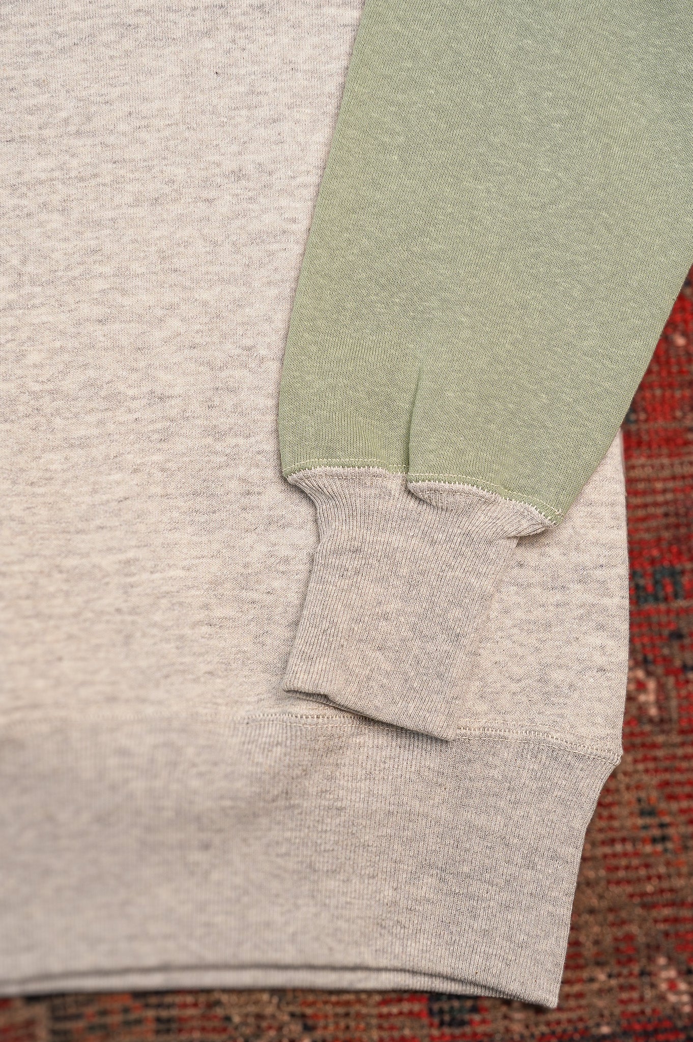 John Gluckow Freedom Sweat - Oatmeal / Light Green