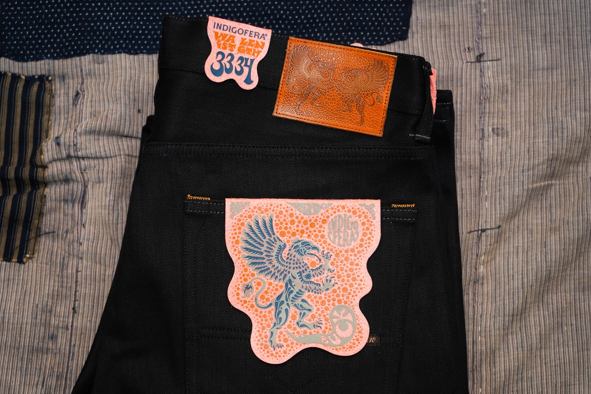Indigofera Buck Tapered Fit - 14.5oz Gunpowder Denim