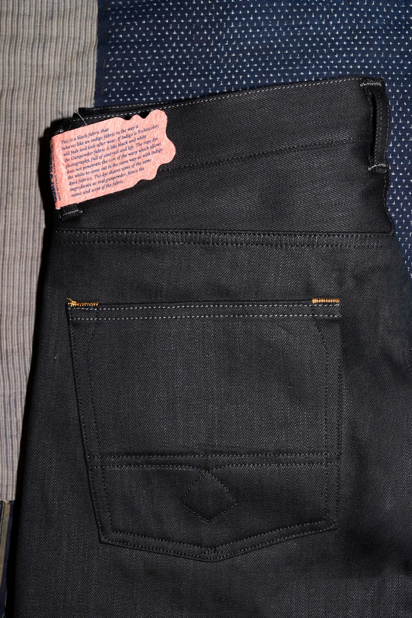 Indigofera Buck Tapered Fit - 14.5oz Gunpowder Denim
