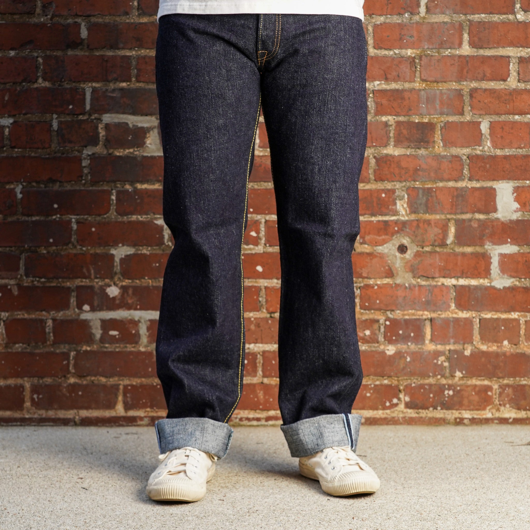 Pure Blue Japan XX-003 14oz Selvedge Denim Regular Straight Cut - One Washed