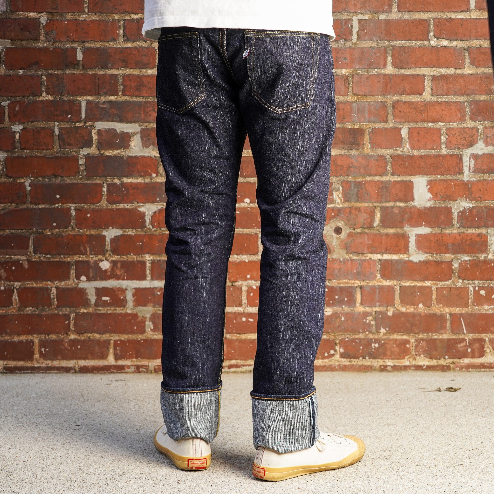 Pure Blue Japan XX-005 14oz Selvedge Denim Slim Straight Cut - One Washed