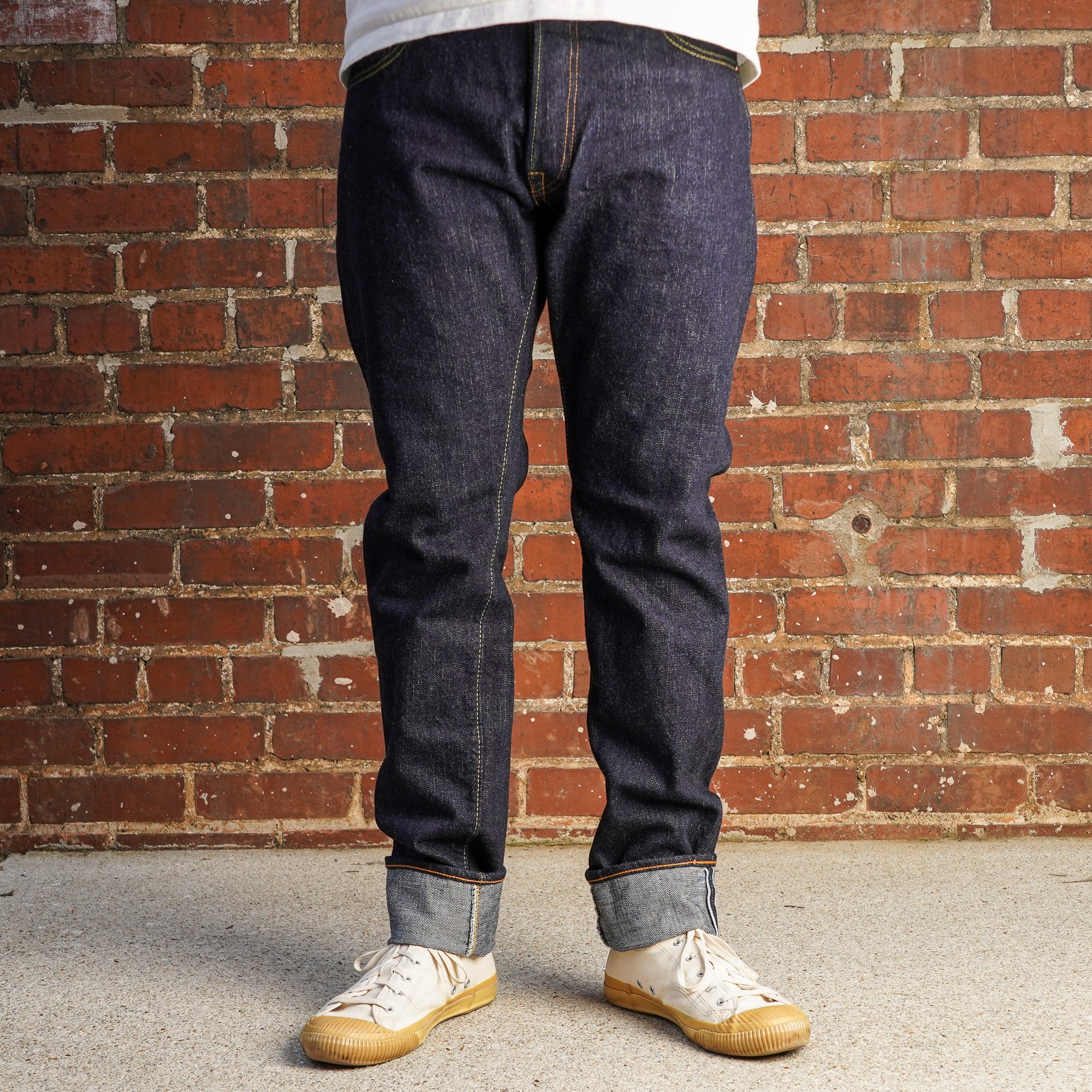 Pure Blue Japan XX-019 14oz Selvedge Denim Relaxed Tapered Cut - One Washed