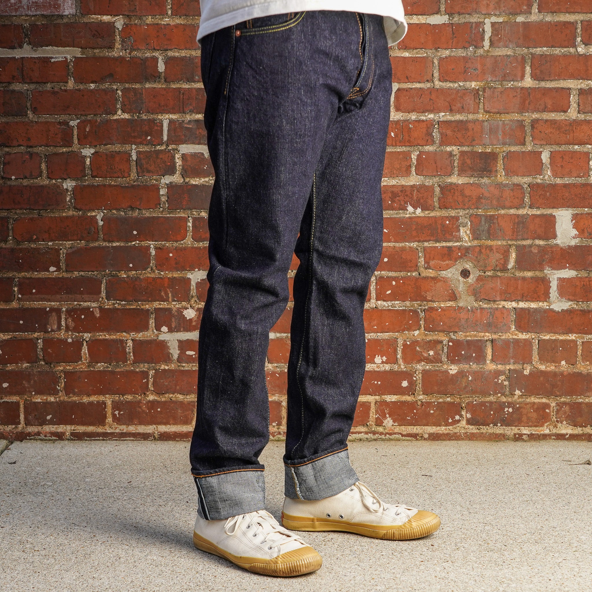 Pure Blue Japan XX-019 14oz Selvedge Denim Relaxed Tapered Cut - One Washed