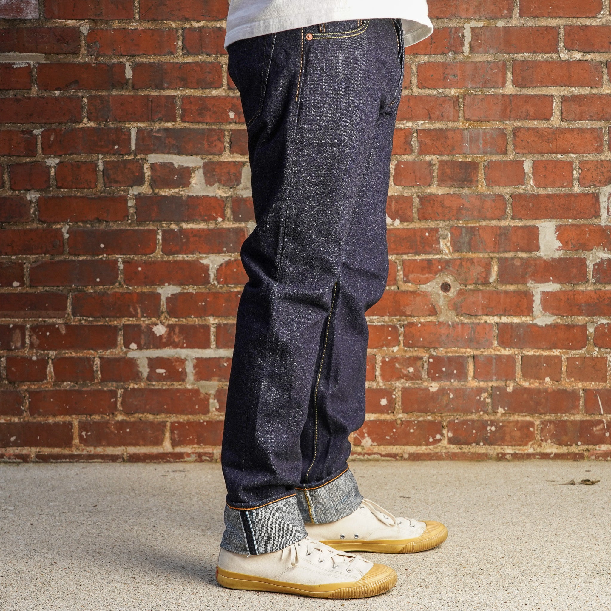 Pure Blue Japan XX-019 14oz Selvedge Denim Relaxed Tapered Cut - One Washed