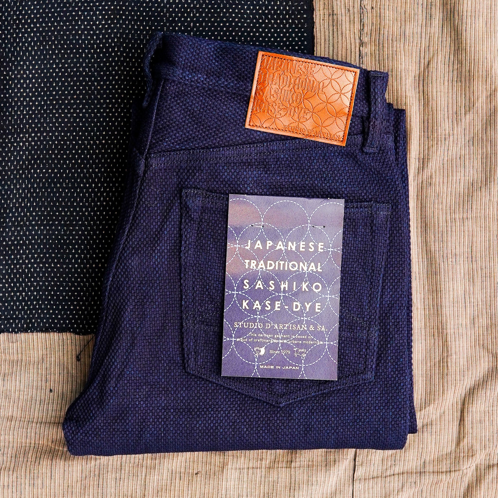 Studio D'Artisan 1907 Selvedge Sashiko Jeans - Indigo – Guilty Party