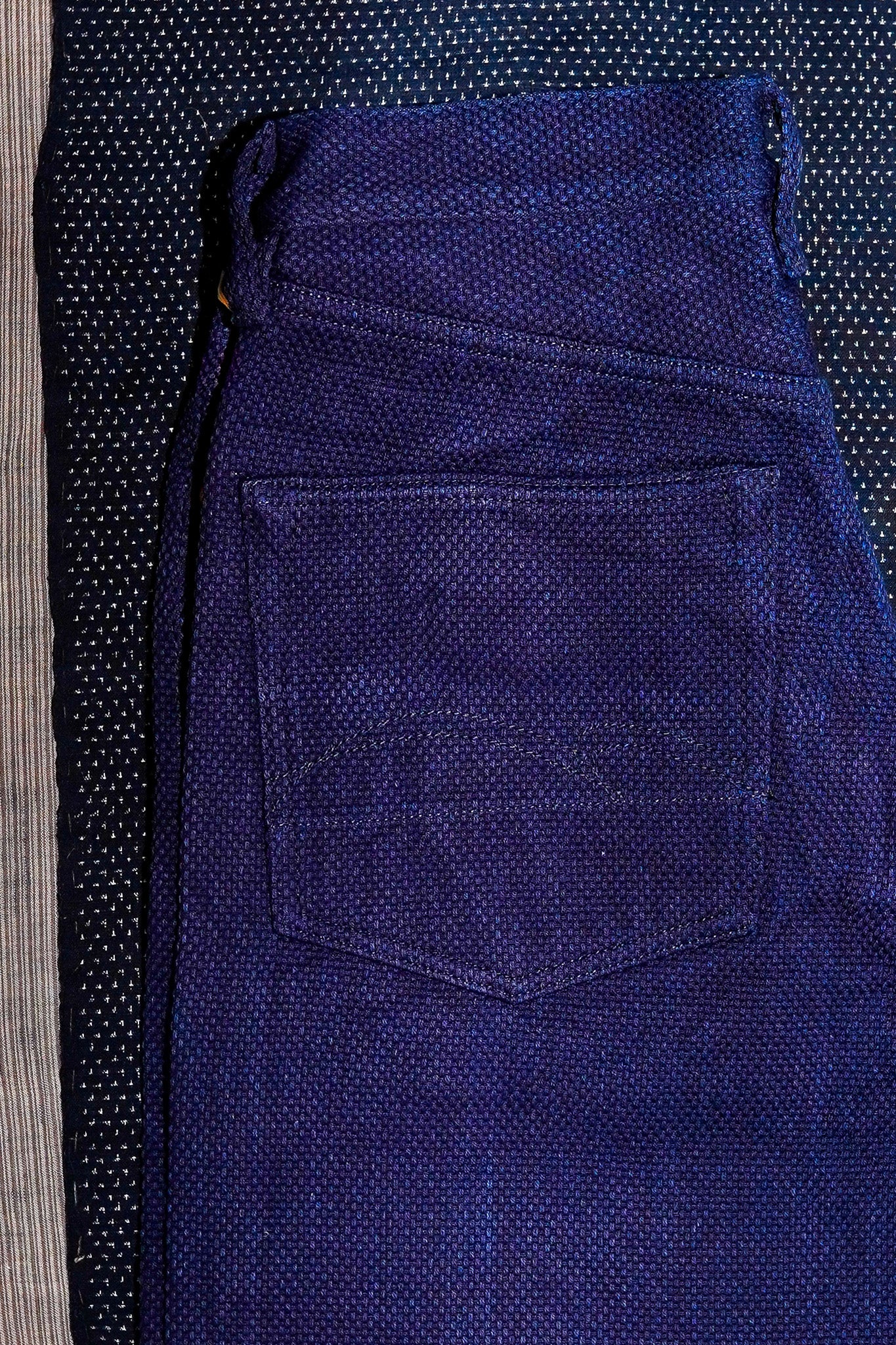 Studio D'Artisan 1907 Selvedge Sashiko Jeans - Indigo