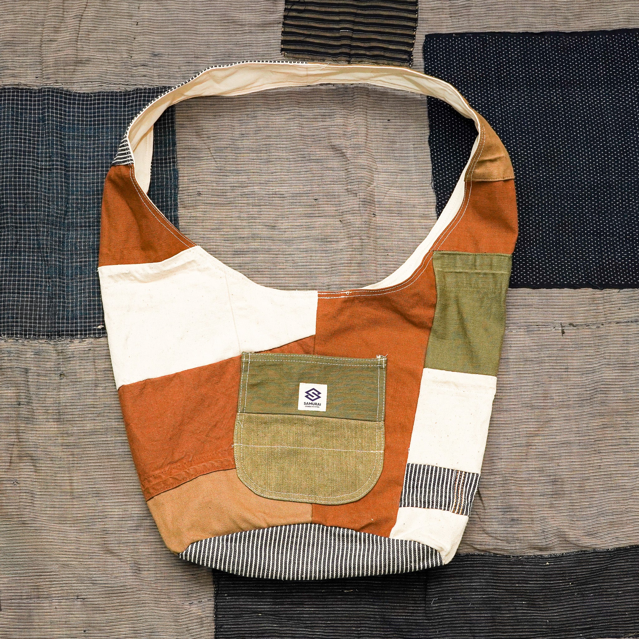 Samurai SJBB26-H Patchwork Shoulder Bag - Random