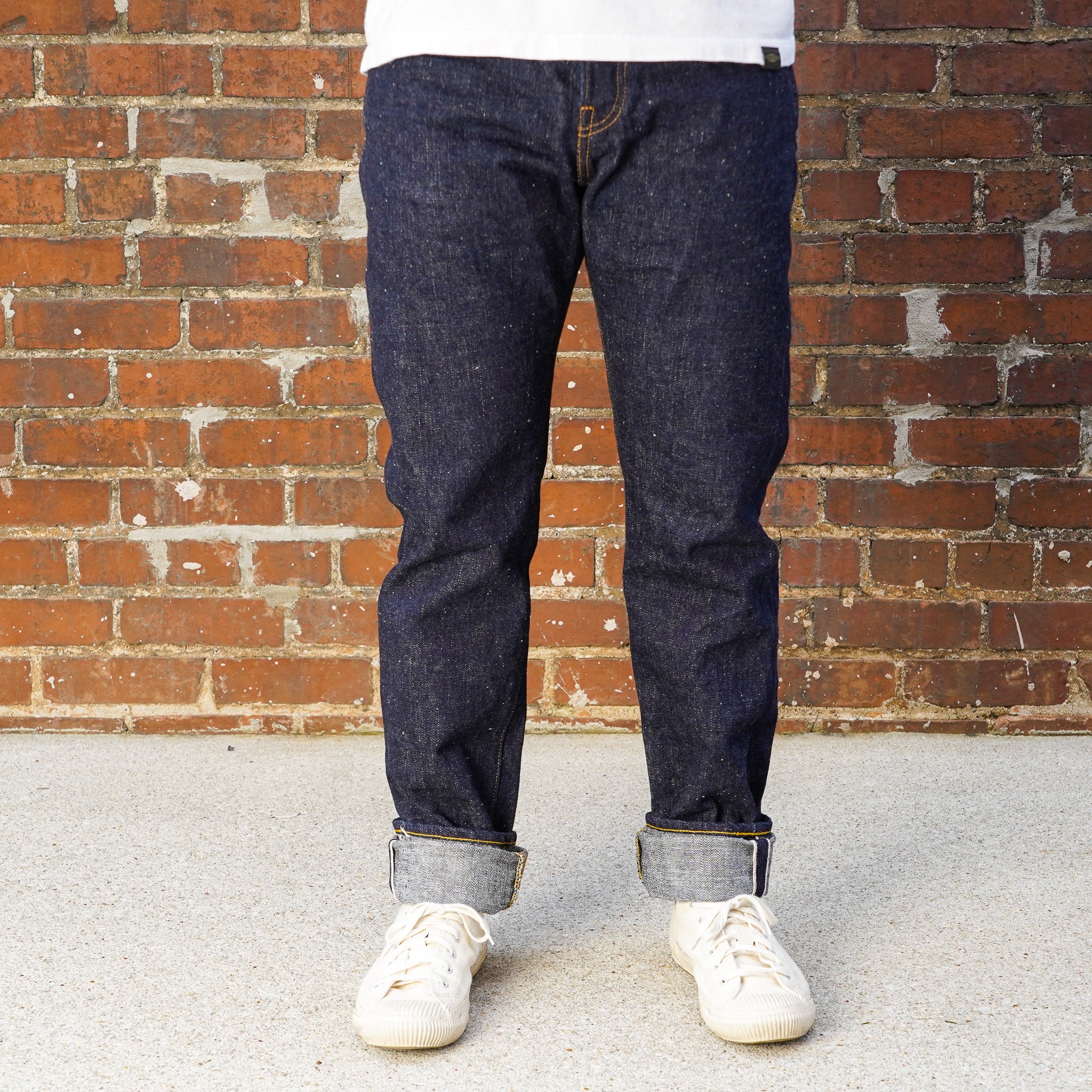 Samurai S211VX 17oz "Benkei" Slubby Relax Tapered Jeans - One Washed