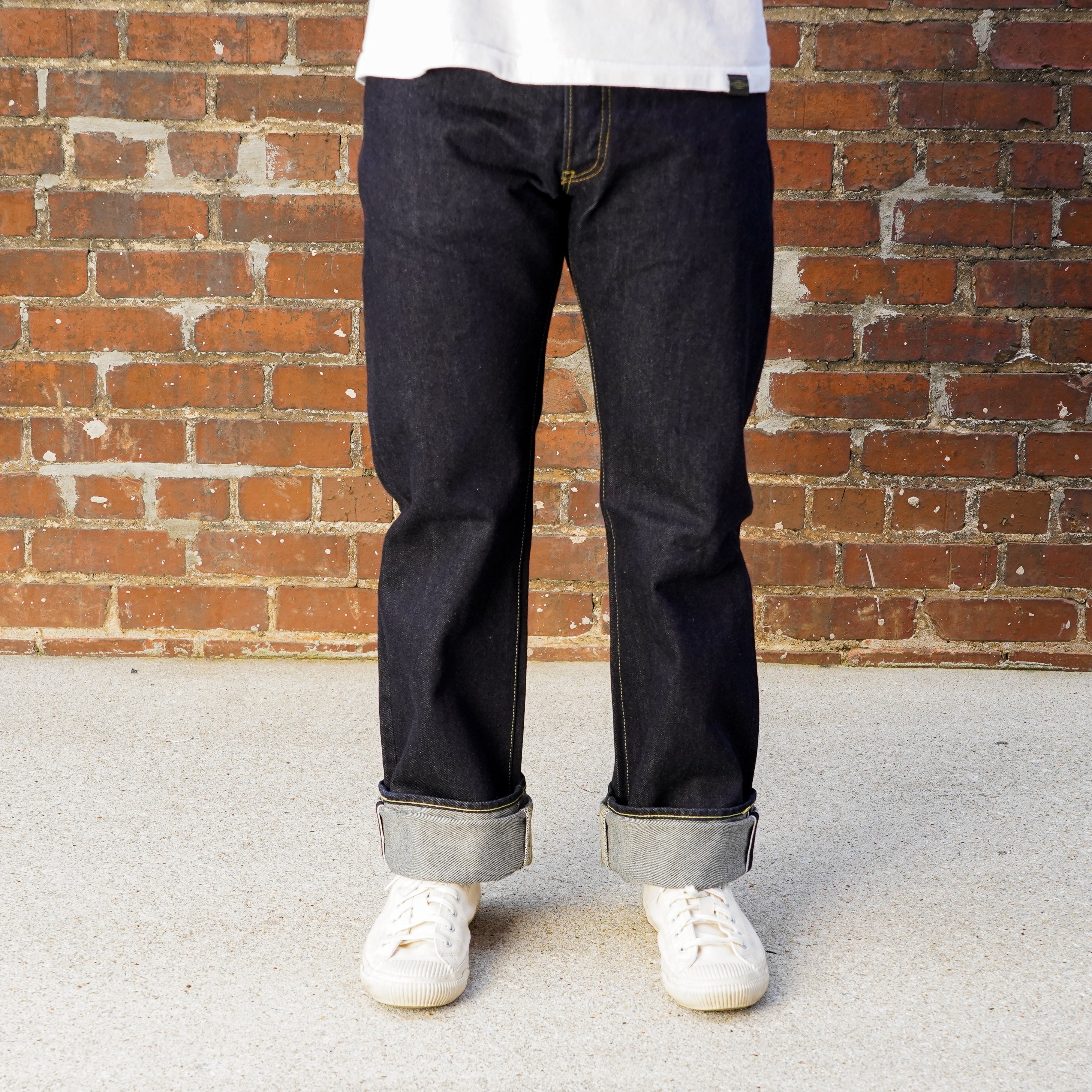 Iron Heart IH-634S-142 14oz Selvedge Denim Straight Cut Jeans - Indigo