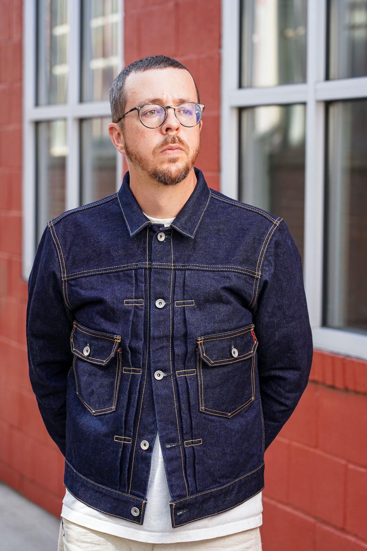 Iron Heart IHJ-139-IND 19oz Selvedge Denim Type II Jacket - Indigo