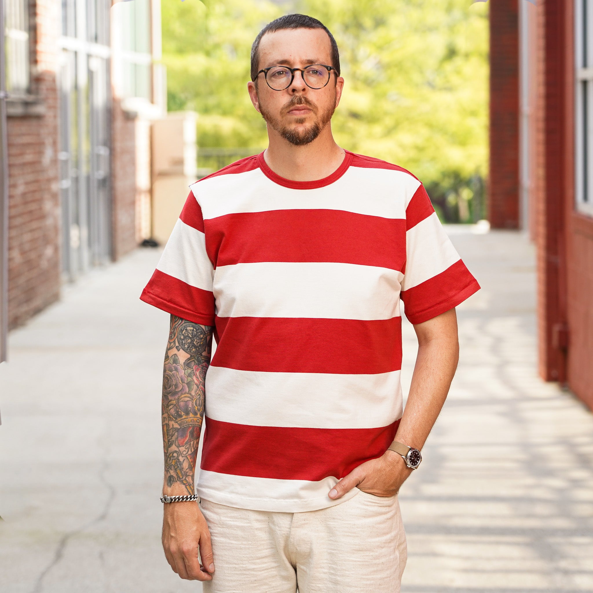Freenote Cloth 8oz Mooch Tee - Red