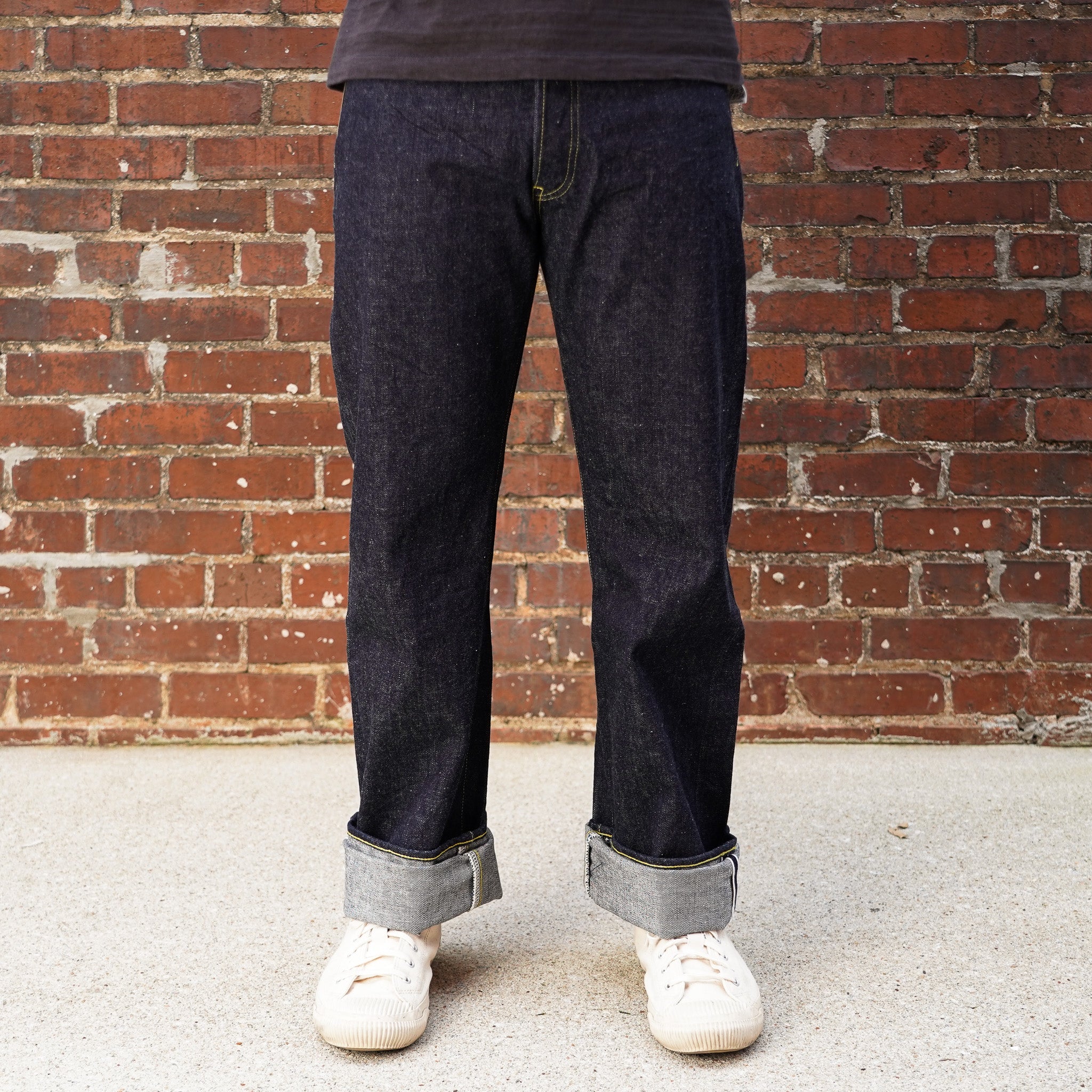 Studio D'Artisan SD-1102W Ishikawadai Loose Fit Indigo Selvedge Denim - One Washed
