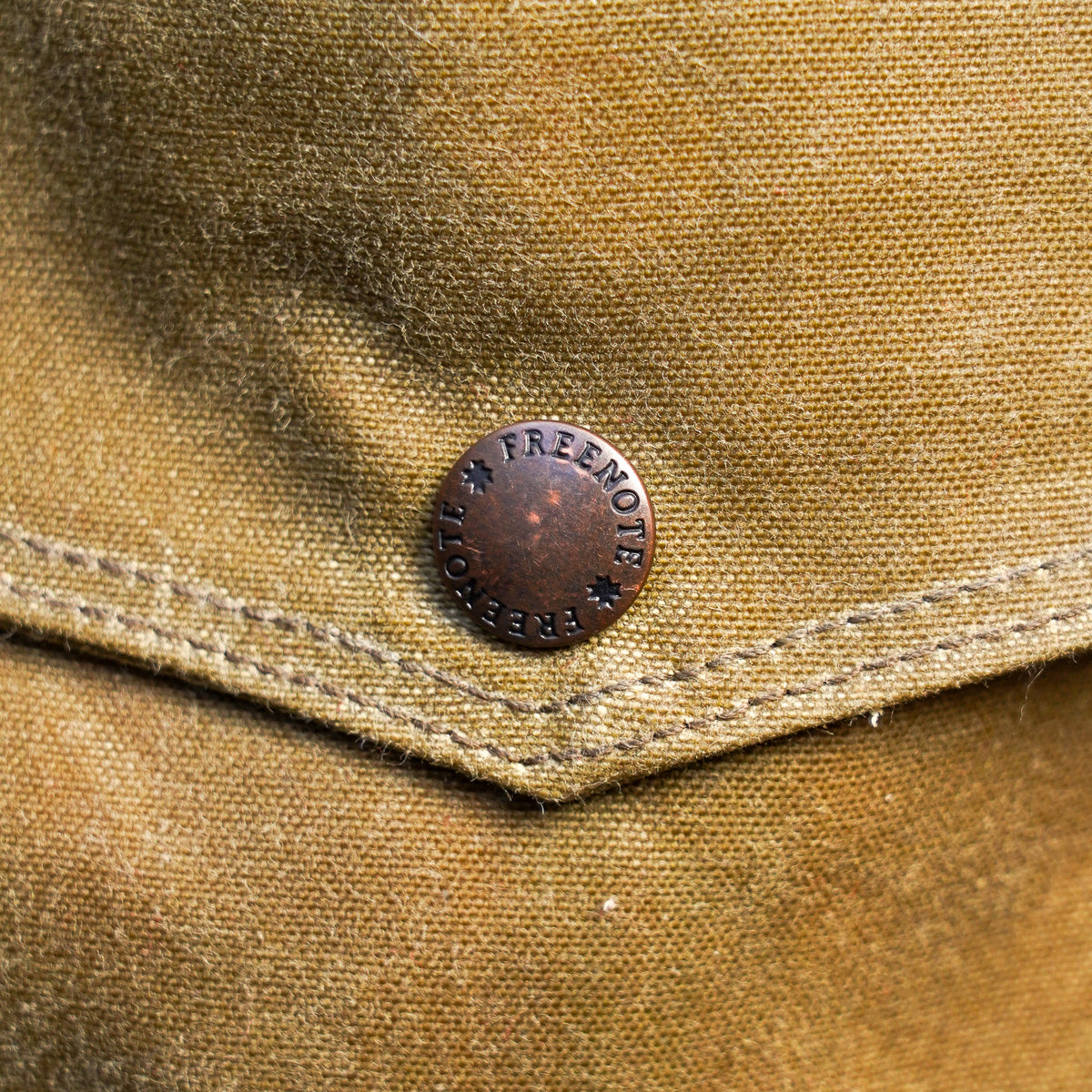 Freenote Cloth Faro 10oz Waxed Canvas Jacket - Tobacco