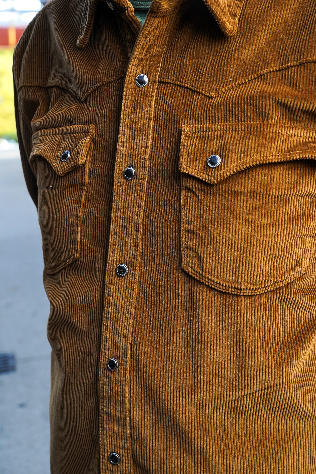 Freenote Cloth Calico Western Shirt - Gold Corduroy