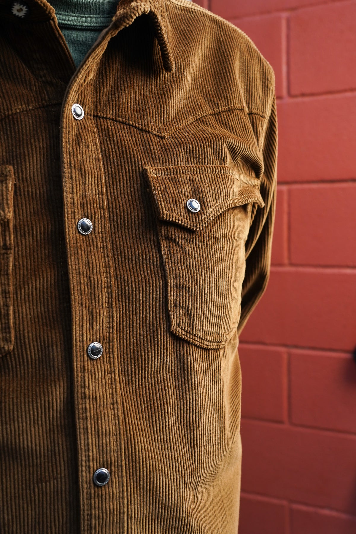 Freenote Cloth Calico Western Shirt - Gold Corduroy