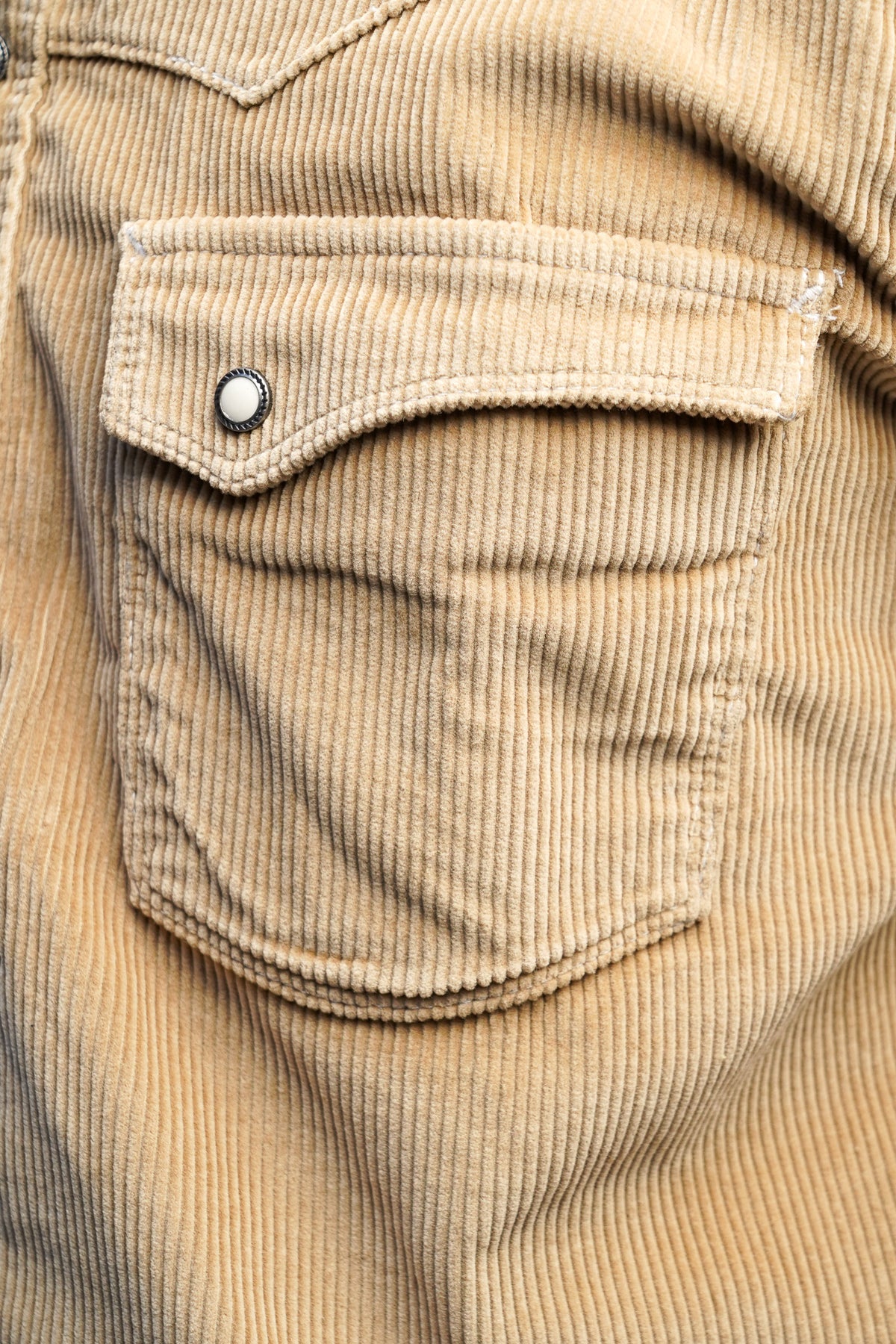 Freenote Cloth Calico Western Shirt - Tan Corduroy