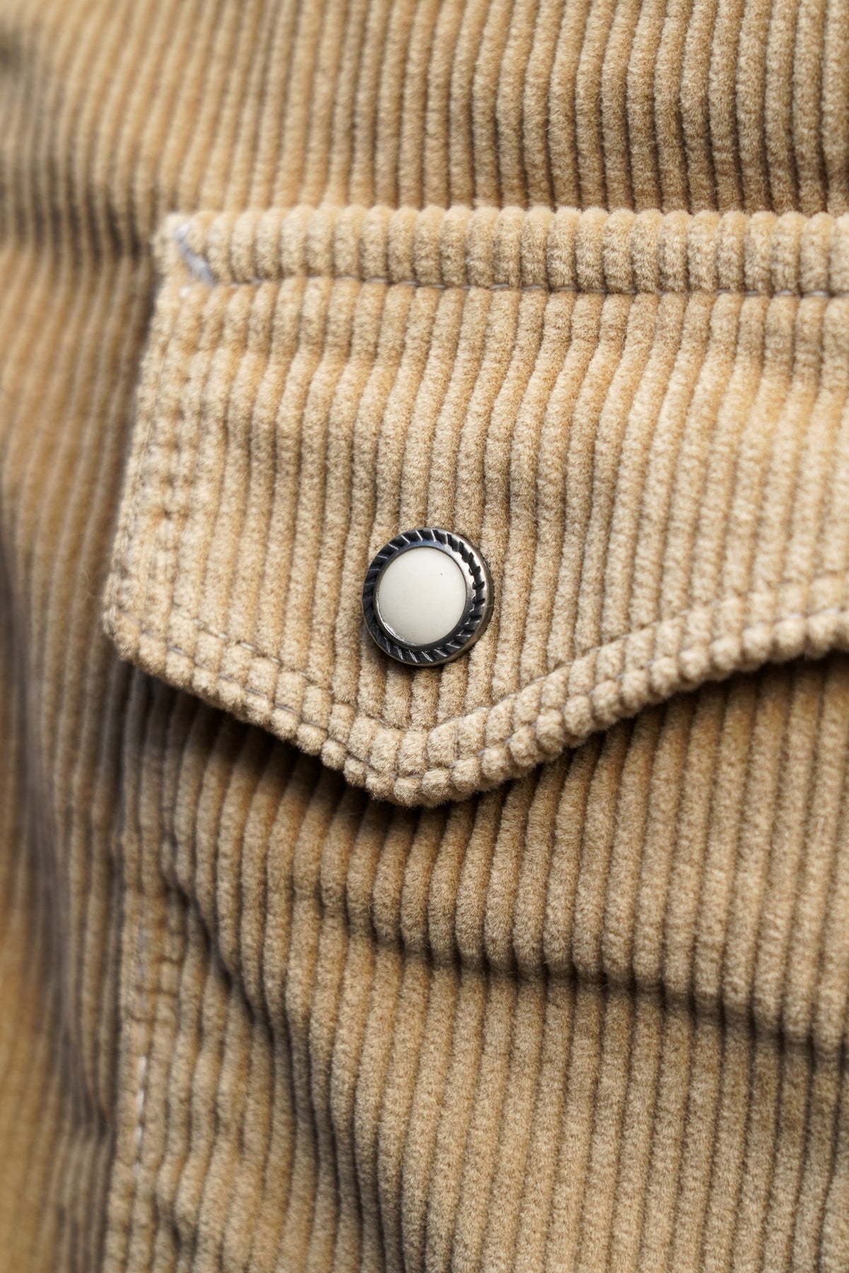 Freenote Cloth Calico Western Shirt - Tan Corduroy