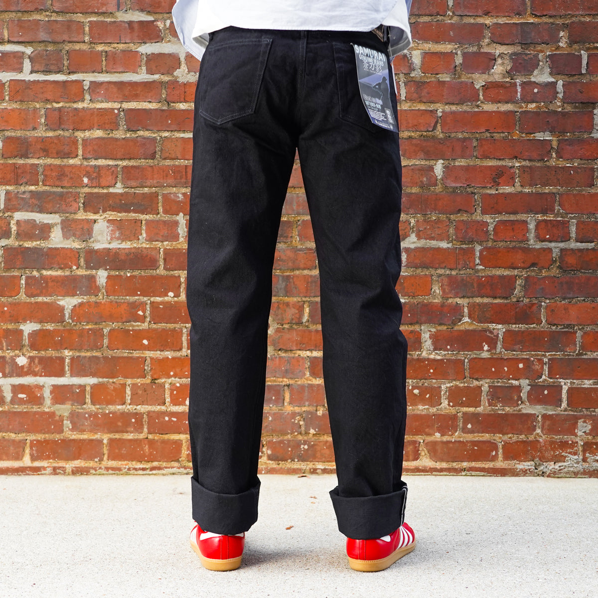 Samurai S0710XX-BOB 15oz "Aoki Tachikage" Slim Straight Fit - Black on Blue