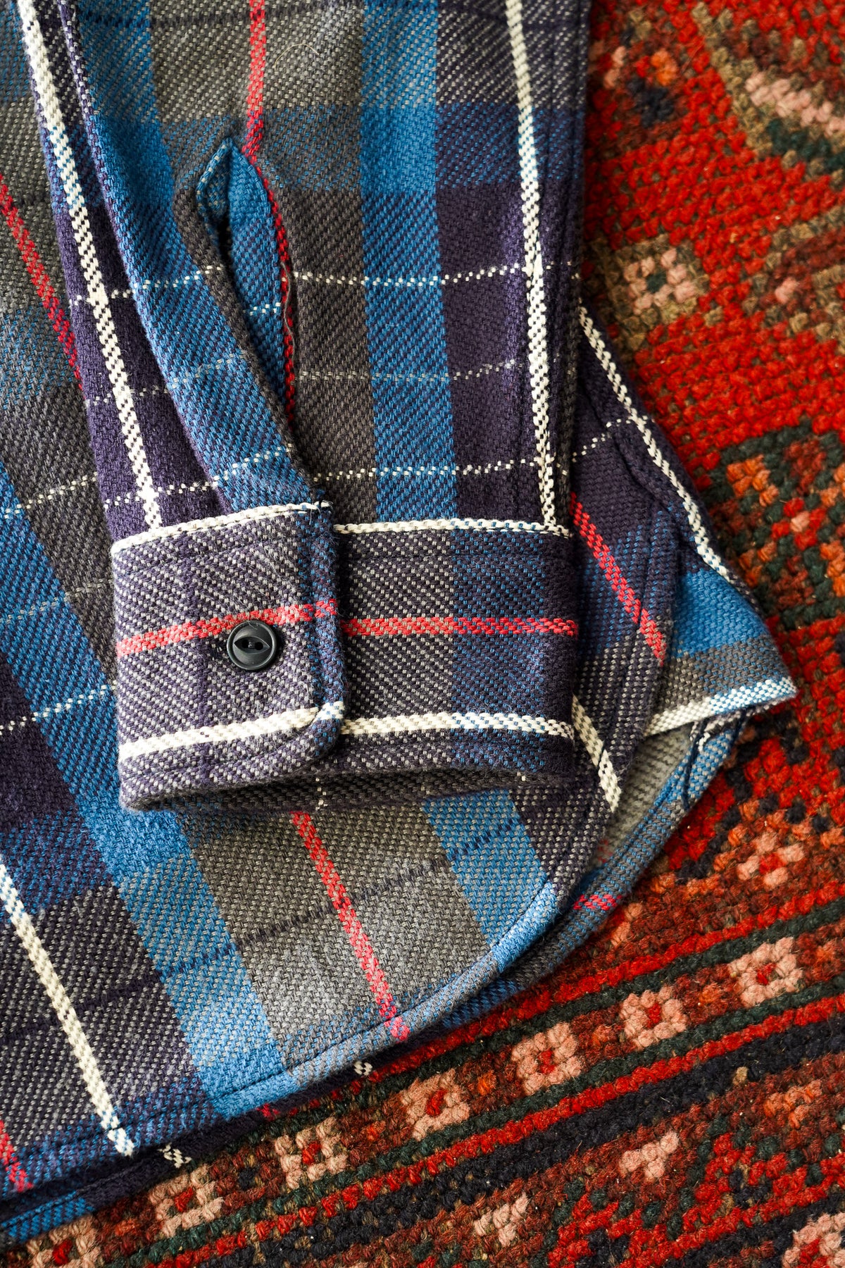 UES Heavy Flannel Shirt - Blue