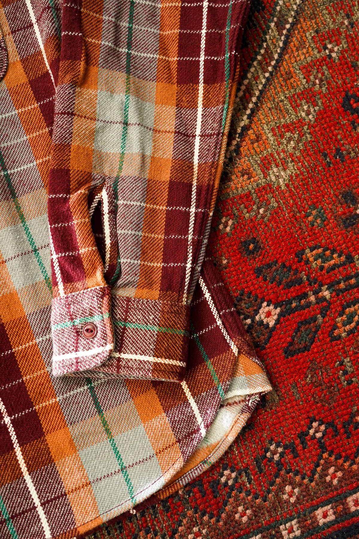UES Heavy Flannel Shirt - Wine