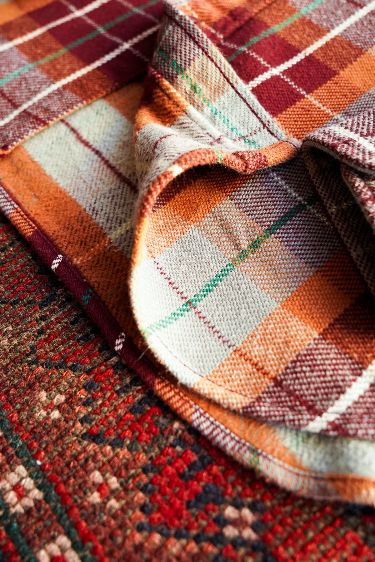 UES Heavy Flannel Shirt - Wine