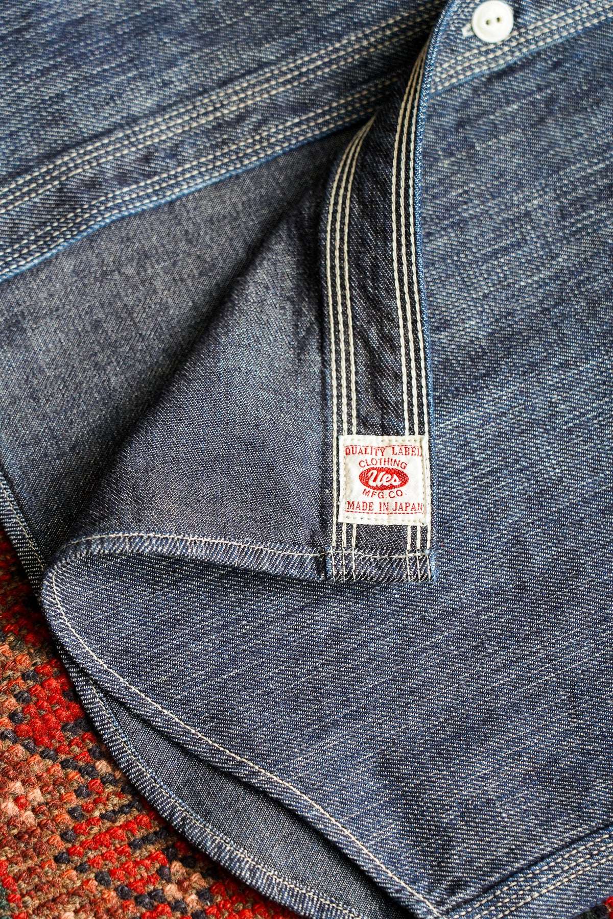 UES 11.4oz Double Weave Denim Workshirt - Indigo