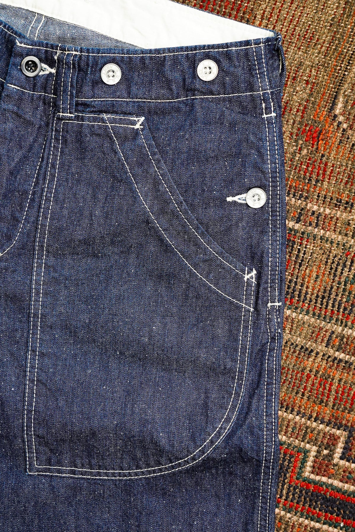 UES Double-Pocket Work Pants - Indigo Denim