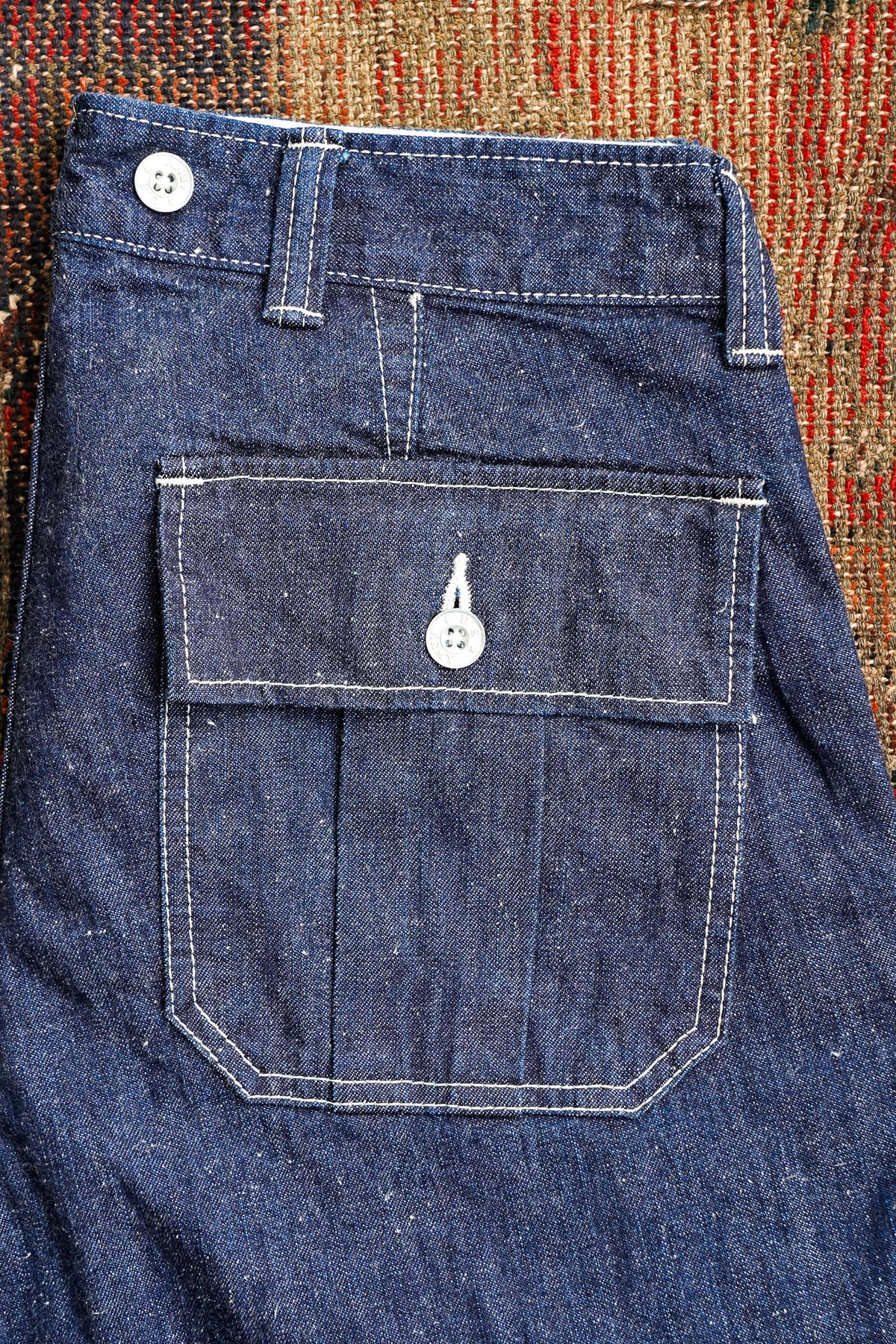 UES Double-Pocket Work Pants - Indigo Denim