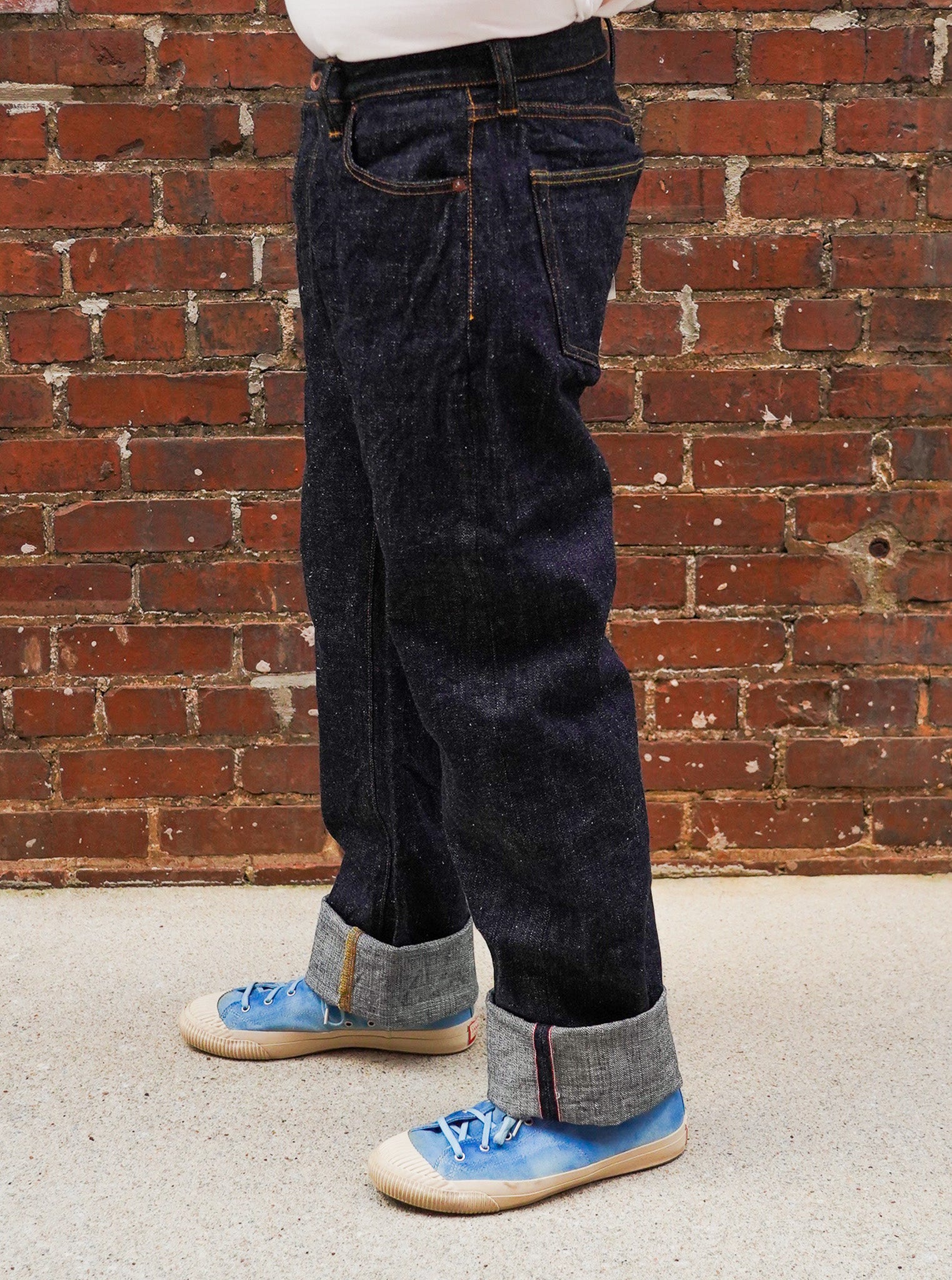Samurai S5100VX 17oz "Bushido" Zero+ High Rise Straight Jeans - One Washed