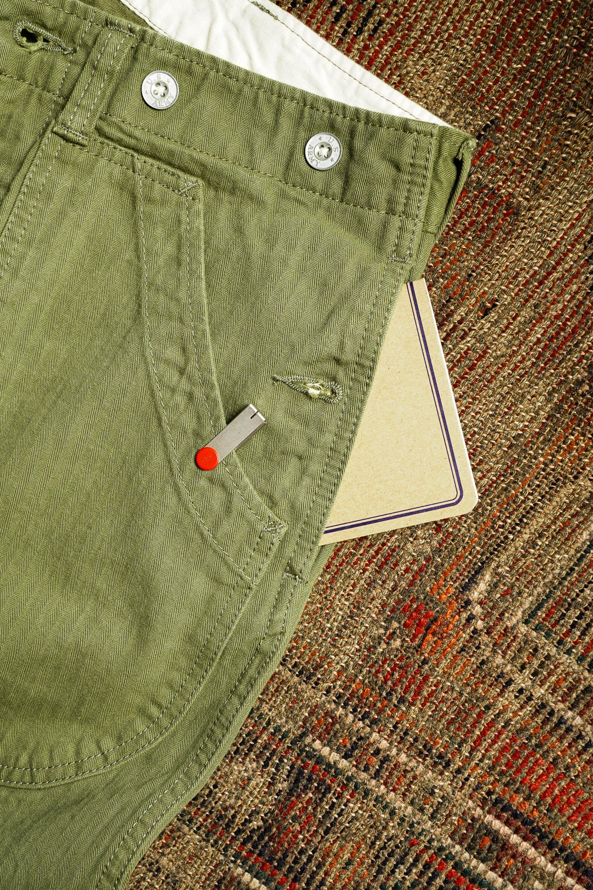 UES Double-Pocket Work Pants - Olive