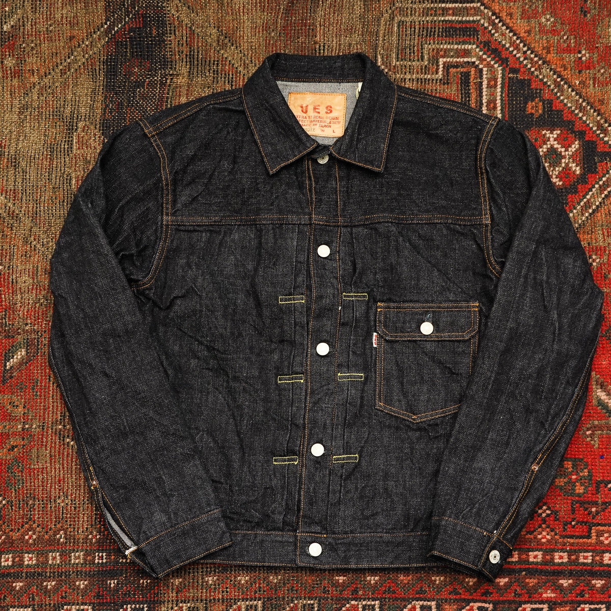 UES W901-Z 17oz Type 1 Denim Jacket - Indigo