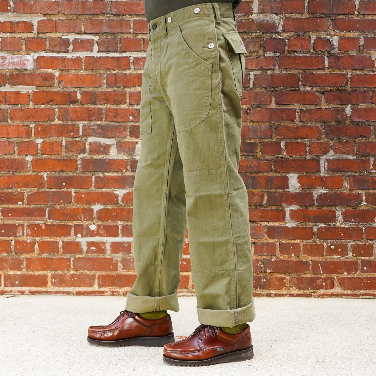 UES Double-Pocket Work Pants - Olive
