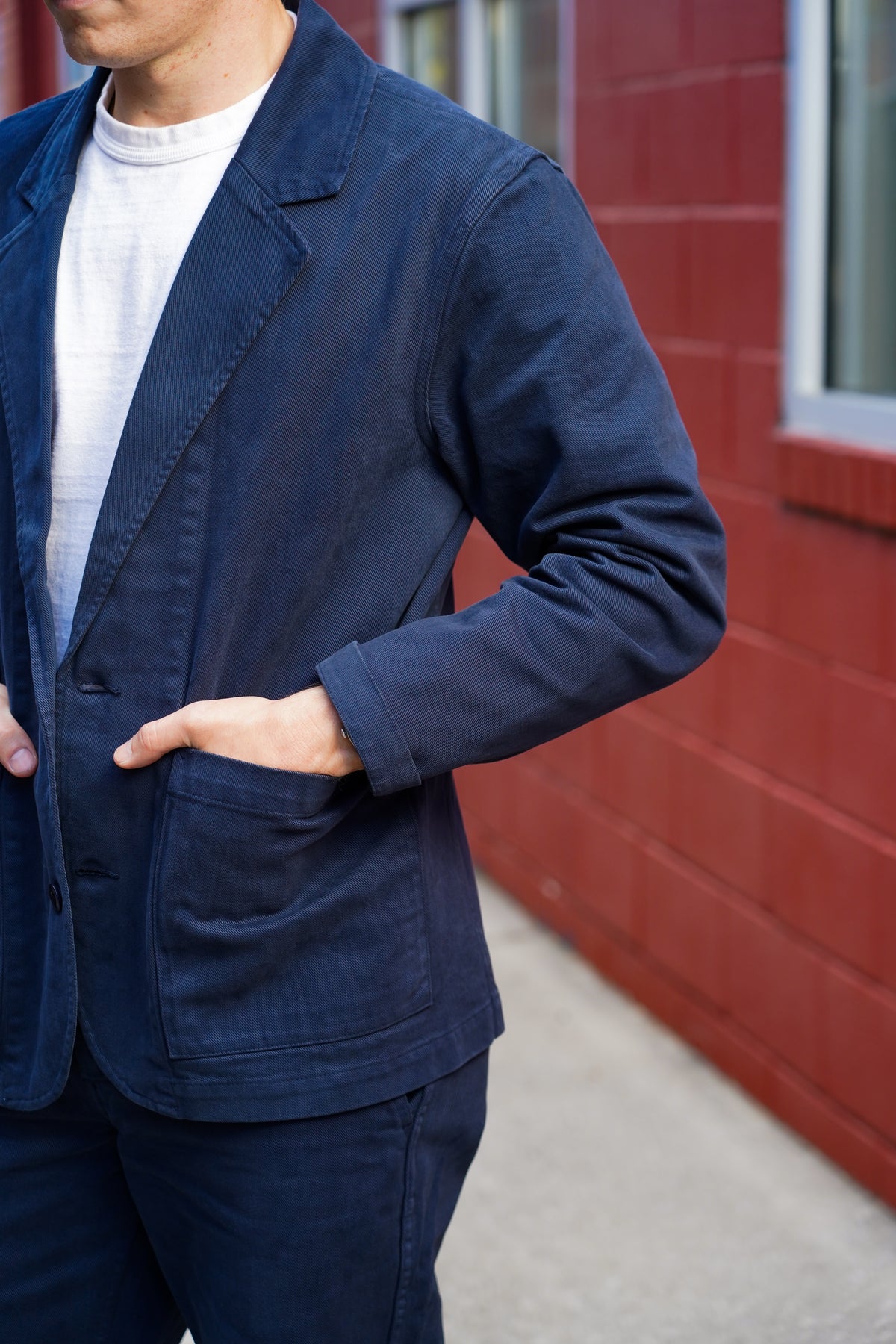 3sixteen Work Blazer - Midnight Twill