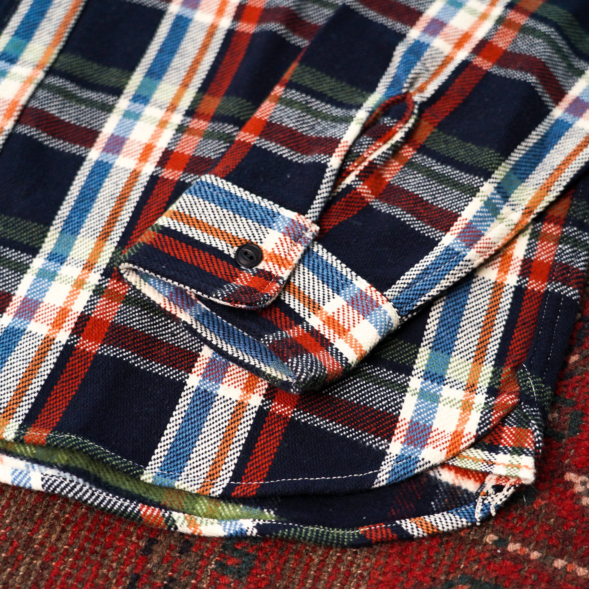 UES Heavy Flannel Shirt - Navy