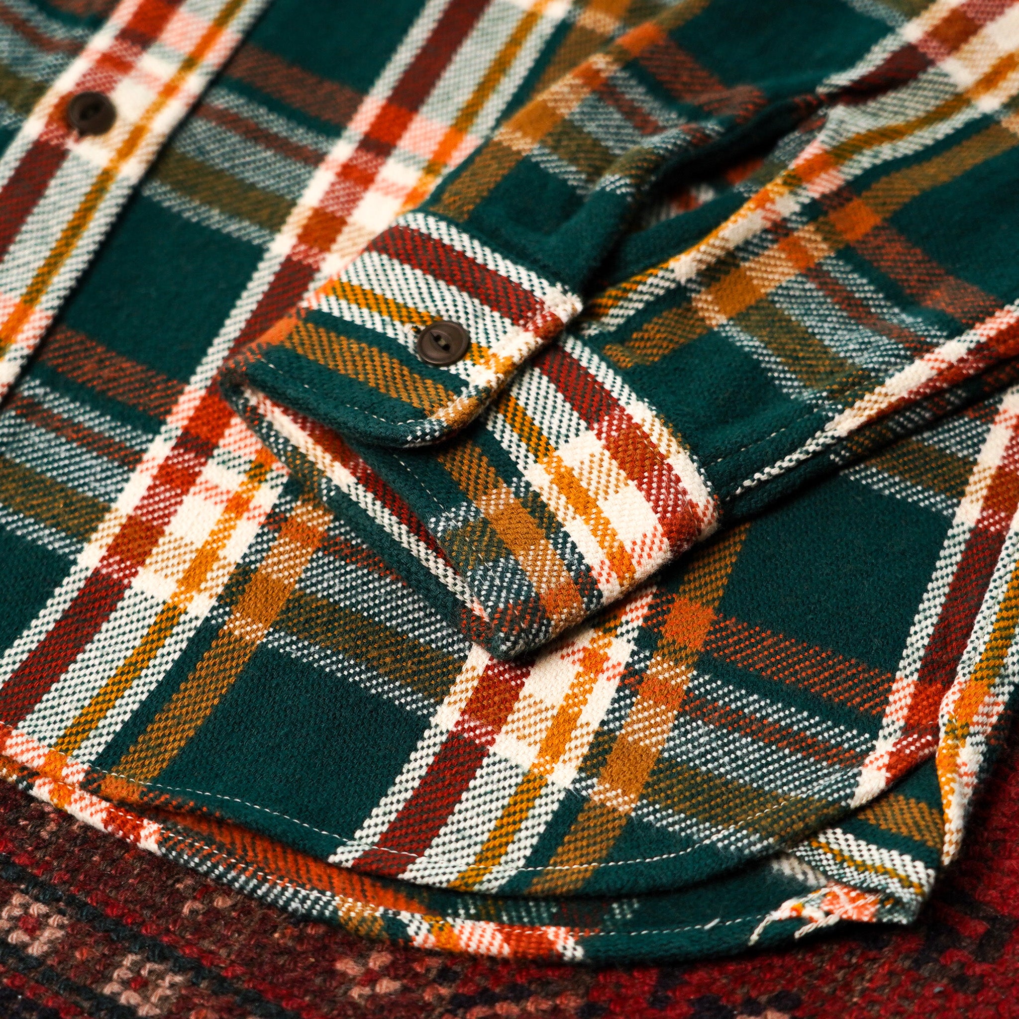 UES Heavy Flannel Shirt - Green
