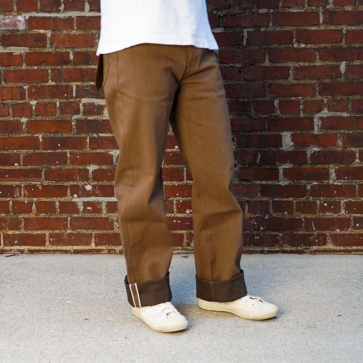 Freenote Cloth Modesto Wide Cut - 15oz Light Brown Denim