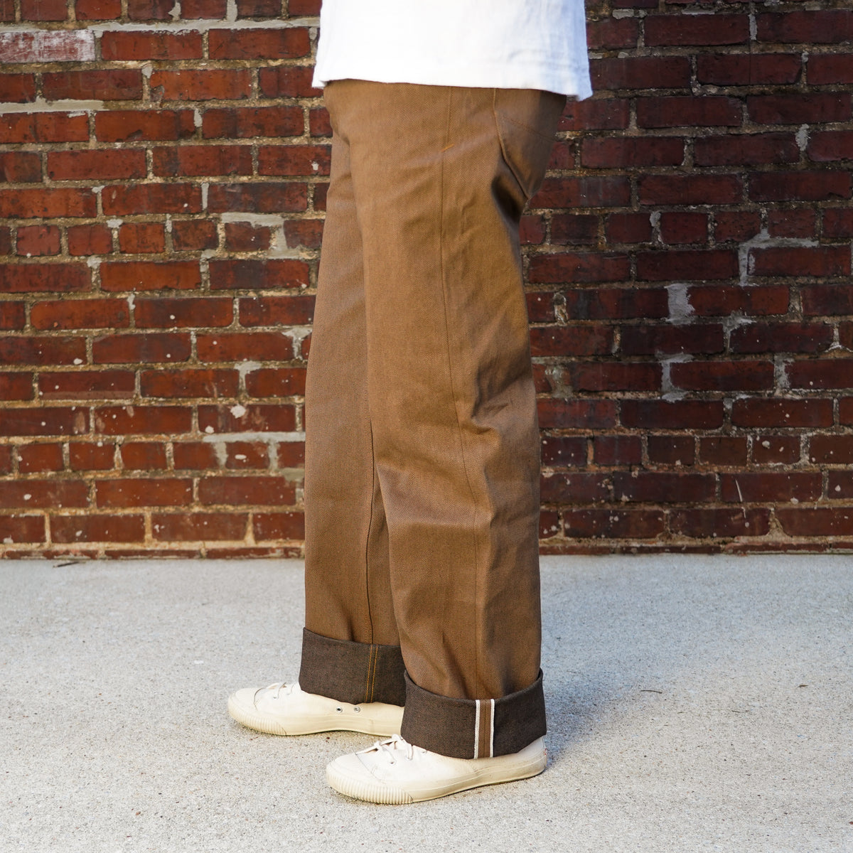 Freenote Cloth Modesto Wide Cut - 15oz Light Brown Denim