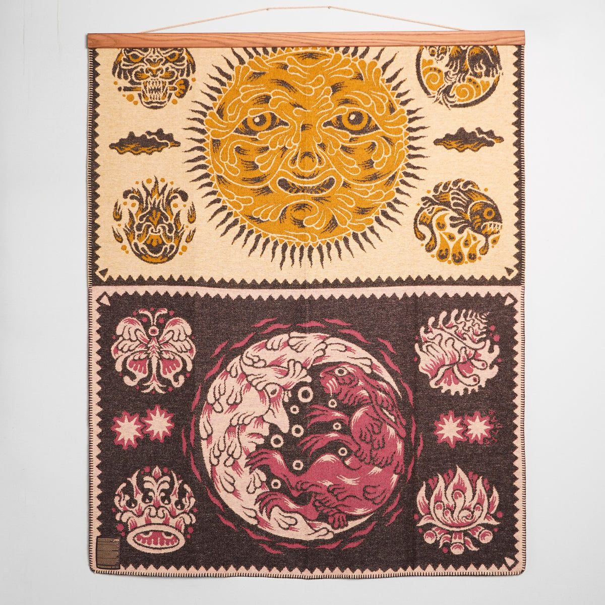 Indigofera Pure Wool Blanket - The Fifth Sun
