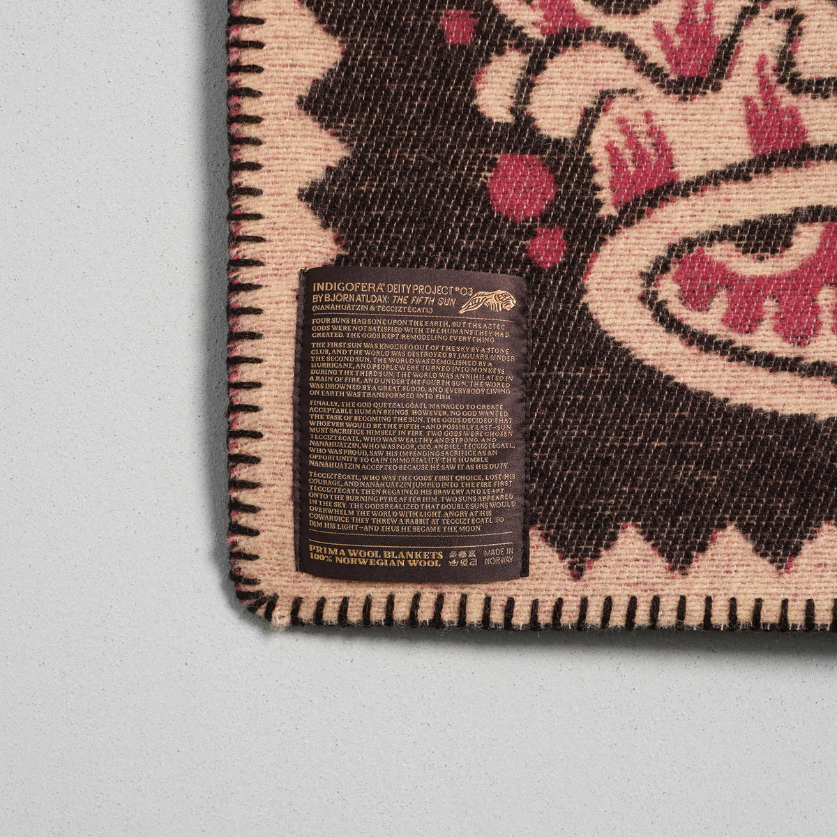 Indigofera Pure Wool Blanket - The Fifth Sun