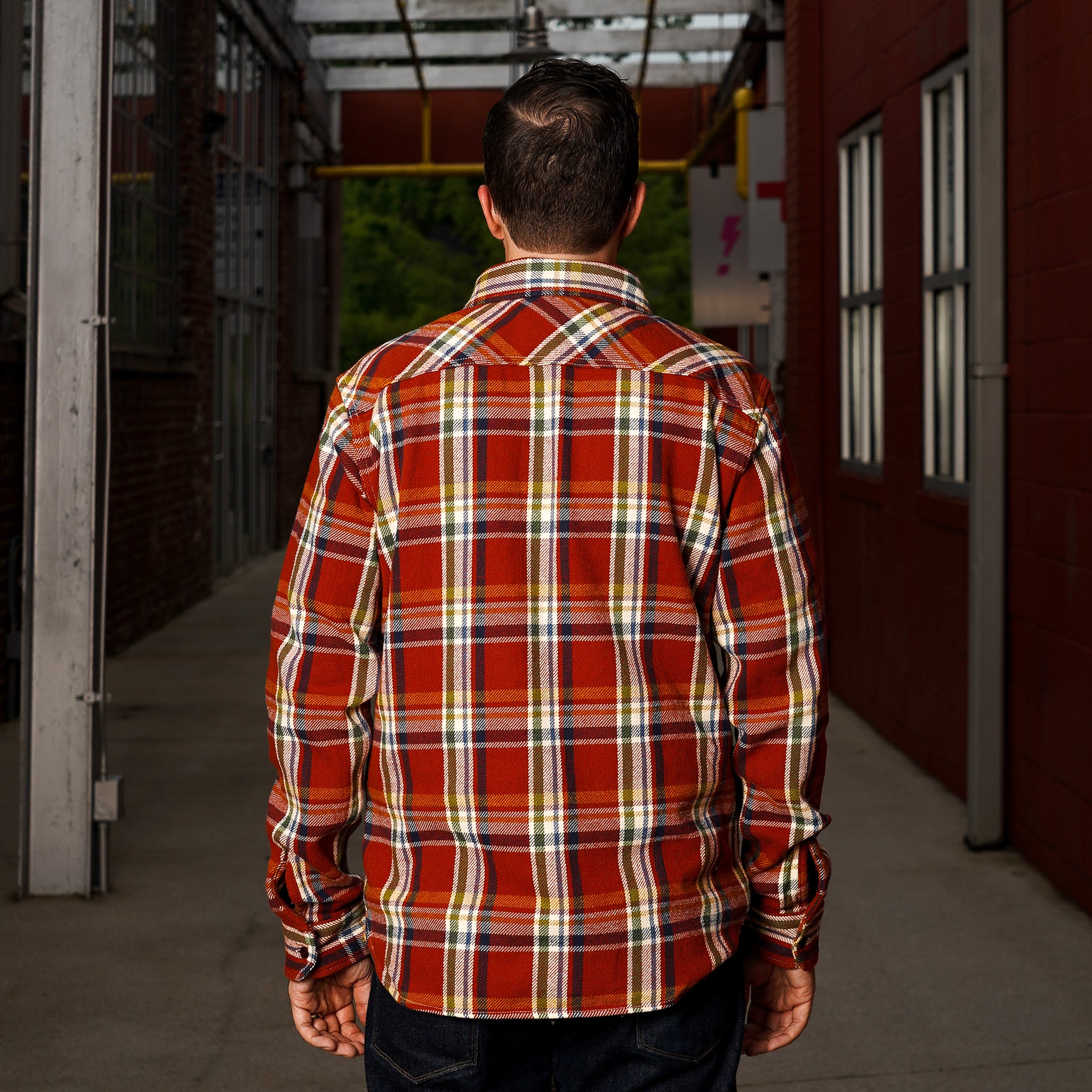 UES Heavy Flannel Shirt - Red