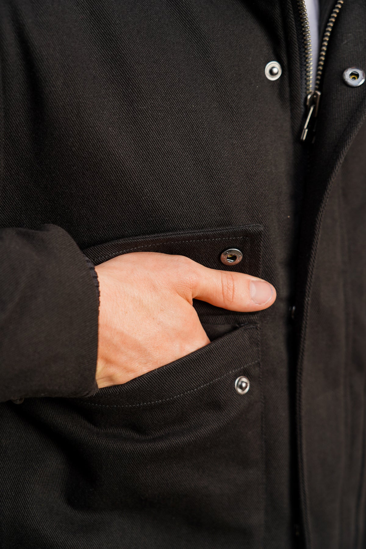 3sixteen Tanker Jacker - Black Twill