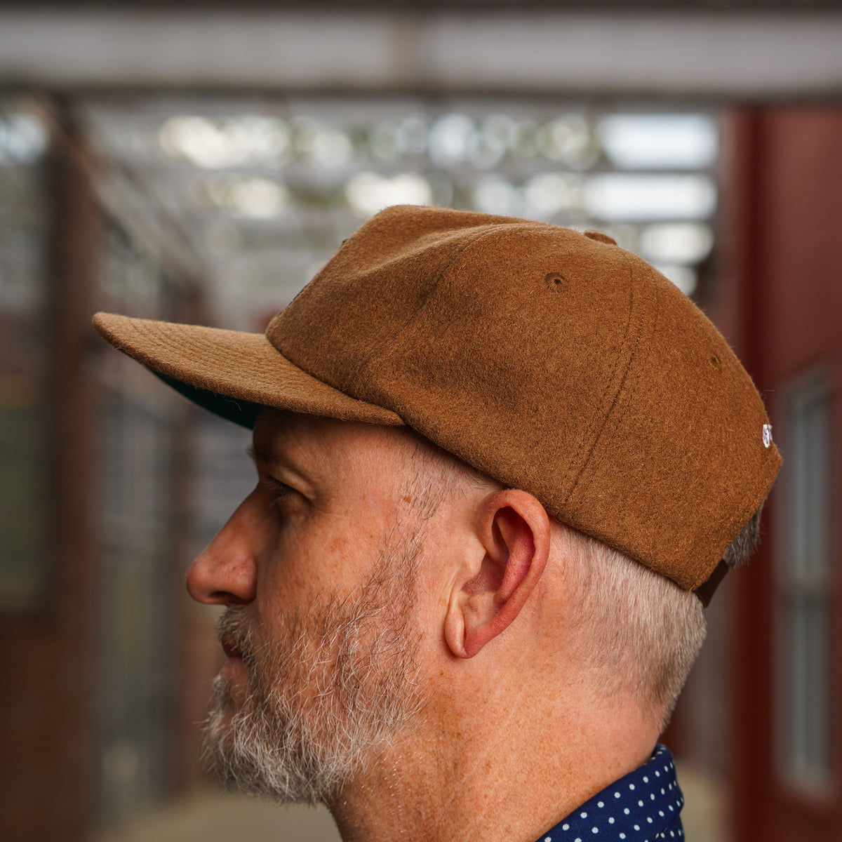 Guilty Party Embroidered Hat - Brown Melton