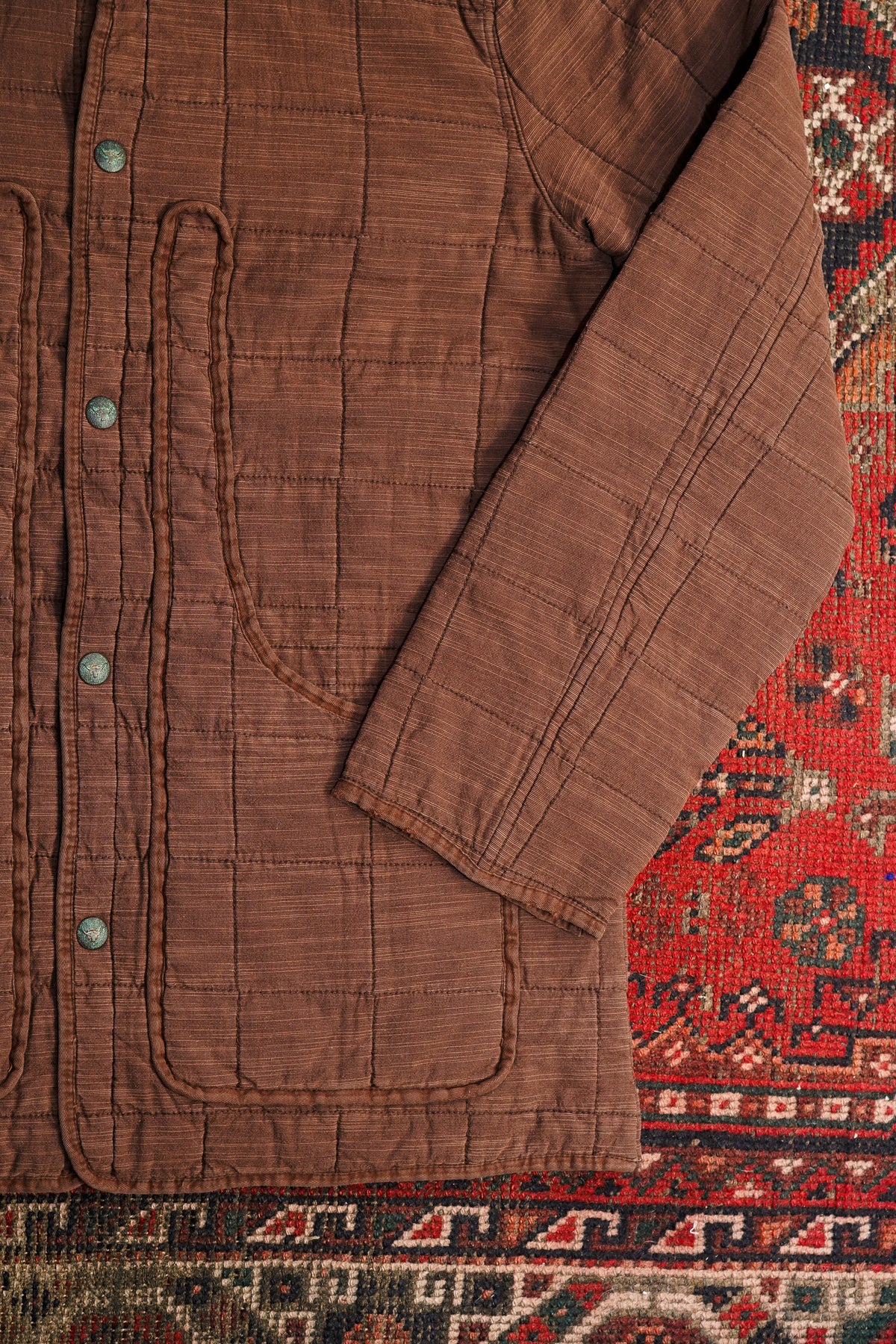 Wythe Quilted Hunting Jacket - Faded Brown