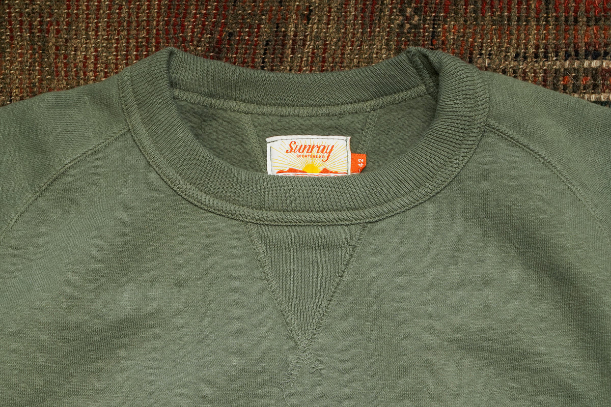 Sunray Sportswear Puamana Crewneck Raglan Sweatshirt - Balsam Green