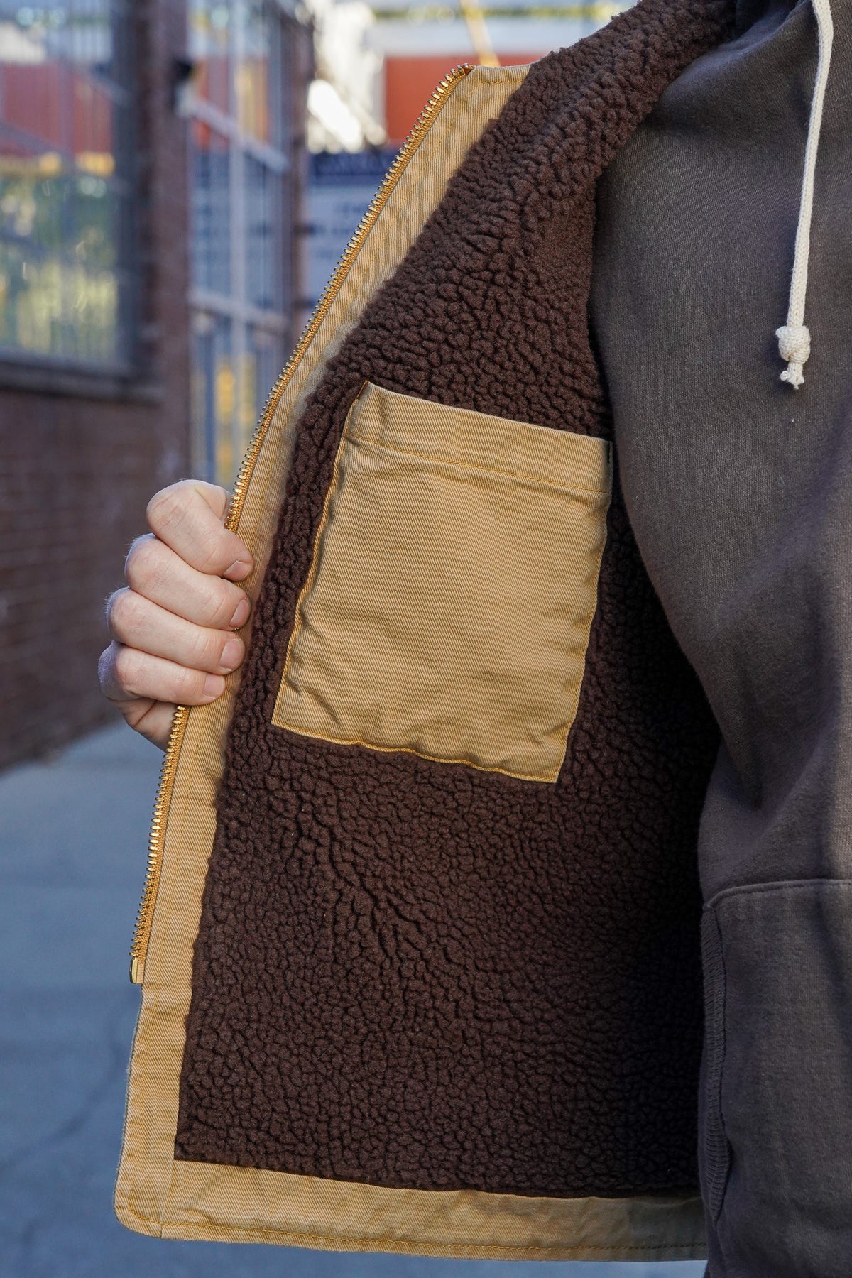 Indigofera Tectonic Vest - Beige Uneven Twill