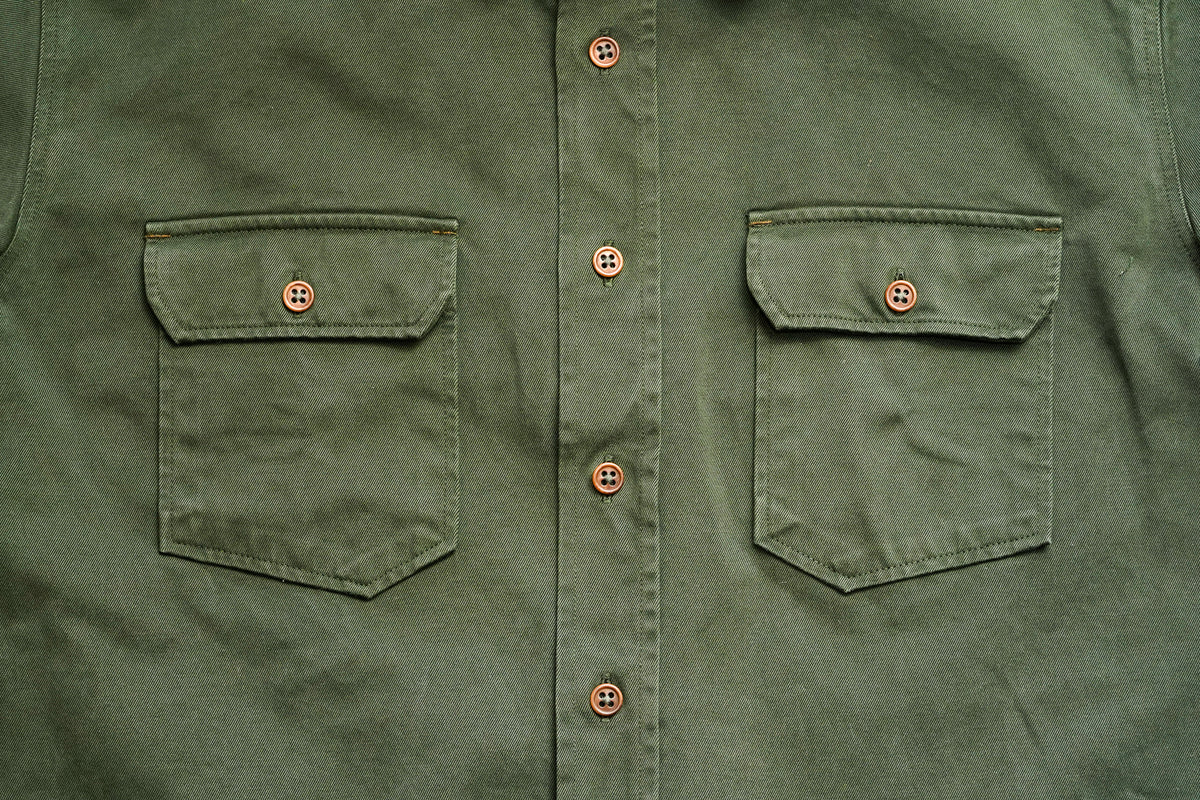 Indigofera Alamo Work Shirt - Greek Pitch